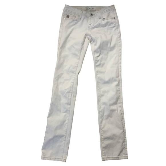 Miss Me Pants - Miss Me Skinny Jeans Oyster White Womens Size 26 Flaw